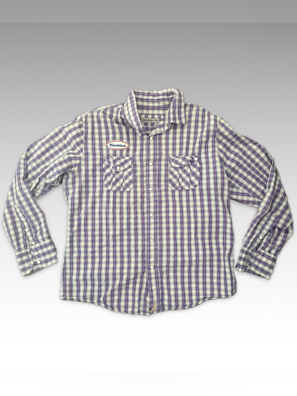 Men’s PaperDenim & Cloth Plaid Long Sleeve Buttoned Up Shirt Size Medium | M